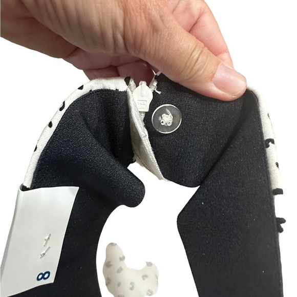 Old Navy Cream with Black Spots Side Zip Pants - Picture 5 of 12